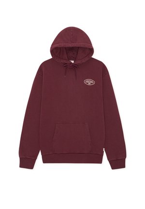 Les Deux, WORLDWIDE HOODIE - Суитшърт с качулка - chocolate truffle red