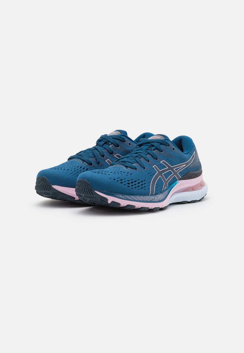 ASICS GEL-KAYANO 28 - de running estables mako blue/barely rose/azul marino - Zalando.es