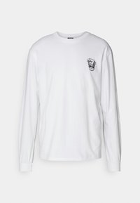 ORGANIC GRAPHIC LONGSLEEVE TEE UNISEX - Pikkade varrukatega topp - silver