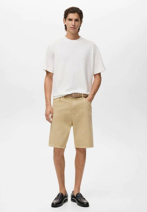 Denim shorts - beige4