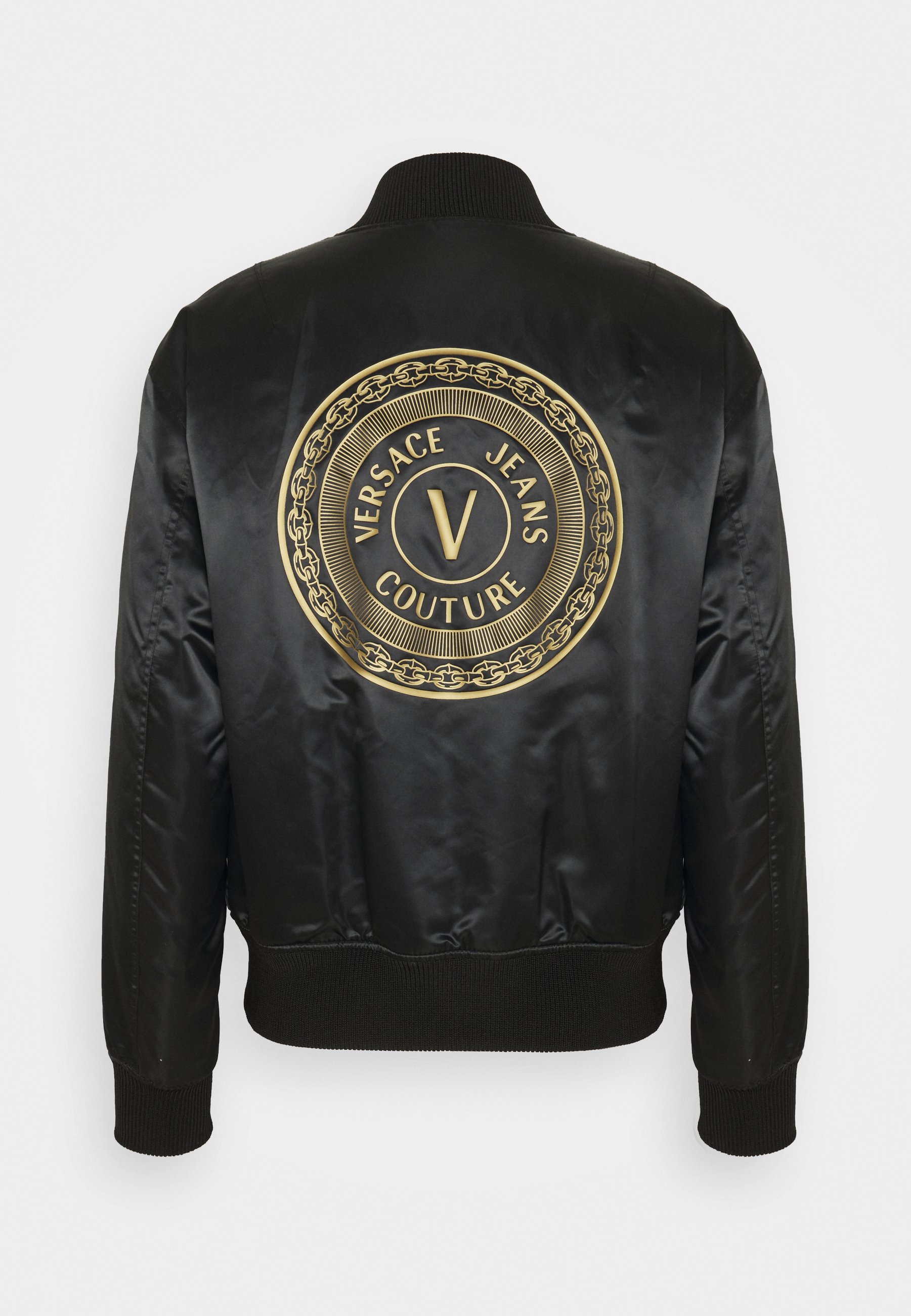 Versace Jeans Couture REGALIA BAROQUE - Giubbotto Bomber - nero + oro/nero  - Zalando.it