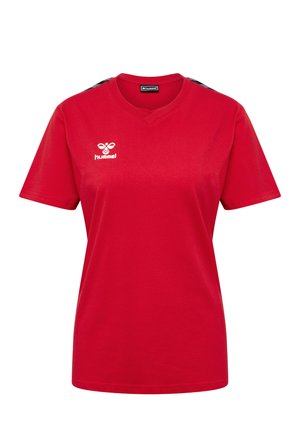 Hummel, AUTHENTIC - Print T-shirt - true red