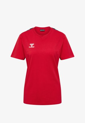 Hummel, AUTHENTIC - T-shirt print - true red