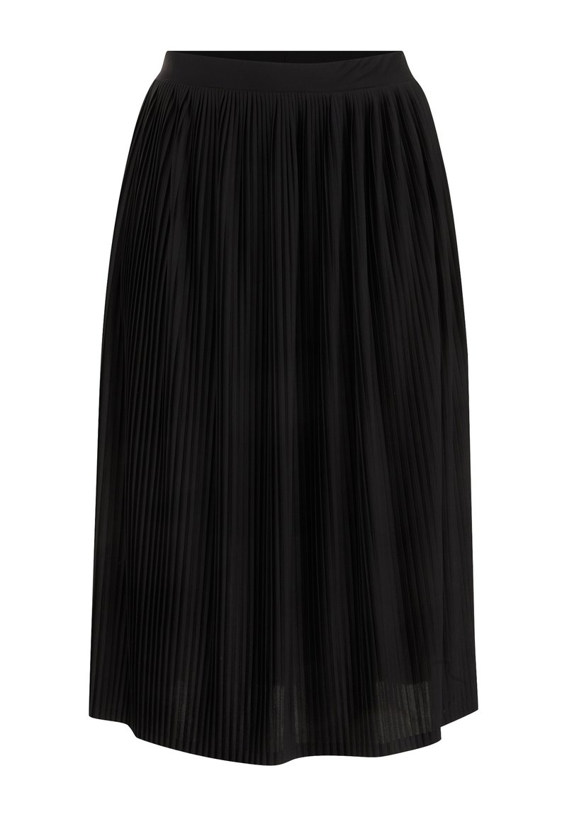 WE Fashion Plooirok zwart