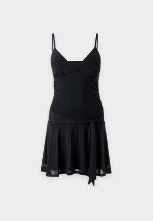 Hollister Co., RUCHED DRESS - Cocktail φόρεμα / Φόρεμα για πάρτι - black