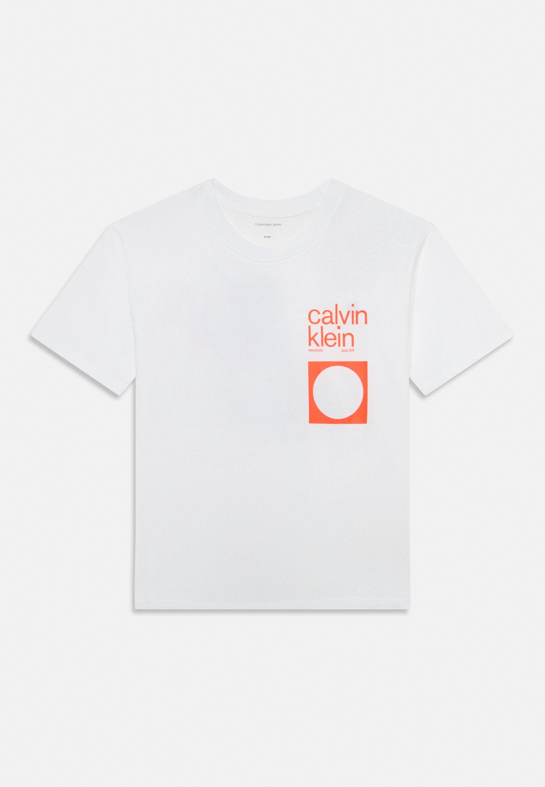 Calvin Klein Jeans CITY SCENE Camiseta estampada bright white