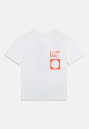 Calvin Klein Jeans CITY SCENE - Majica kratkih rukava s printom - bright white