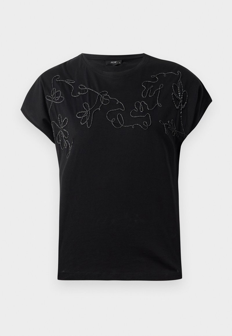 JDY T-shirt print zwart