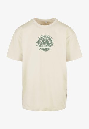 NEW ORDER OVERSIZE - Camiseta estampada - sand