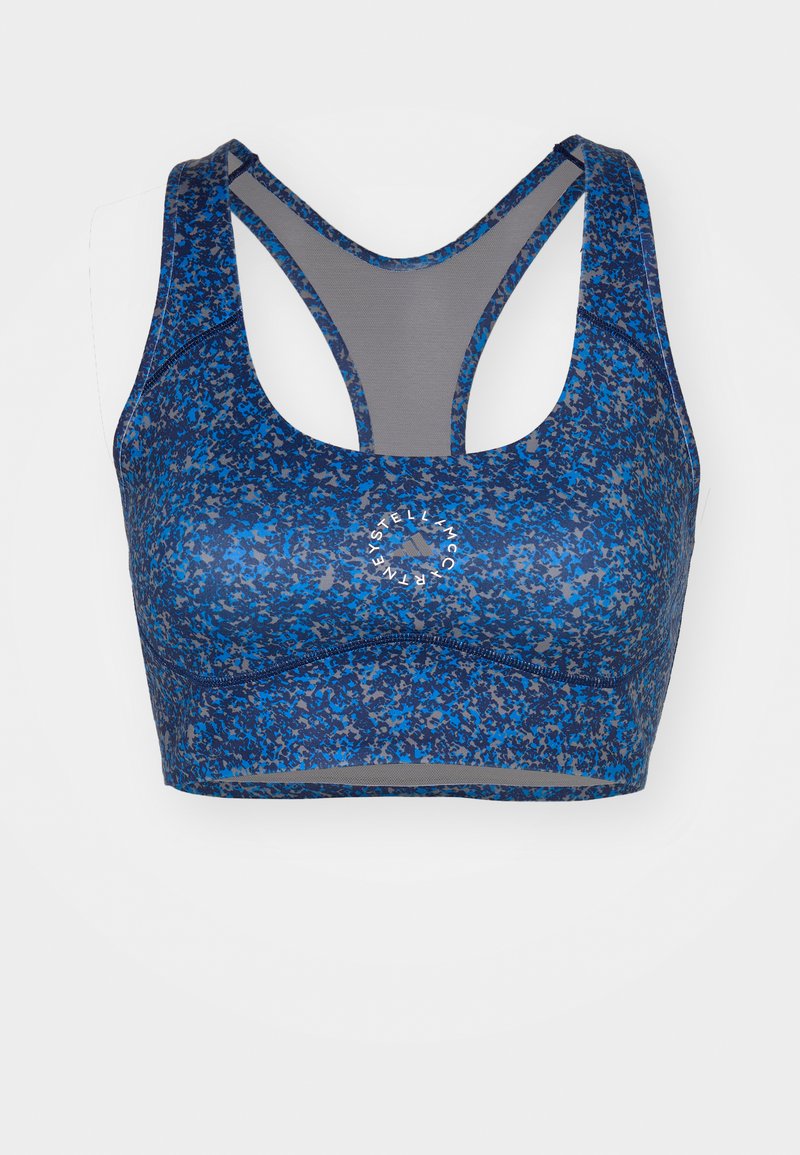 adidas by stella mccartney Sport-bh met medium support donkerblauw adidas by stella mccartney Sport-bh met medium support donkerblauw