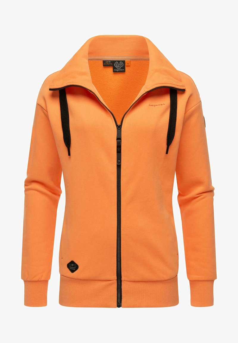 Ragwear SHOCKY - Majica s kapuljačom i patentnim zatvaračem - papaya