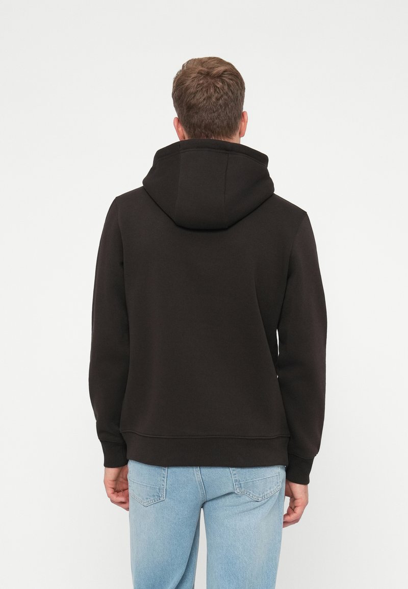 Tommy Hilfiger EMBRO FLAG - Mikina s kapucí - chocolate