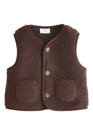 Next REGULAR FIT  - Waistcoat - chocolate brown