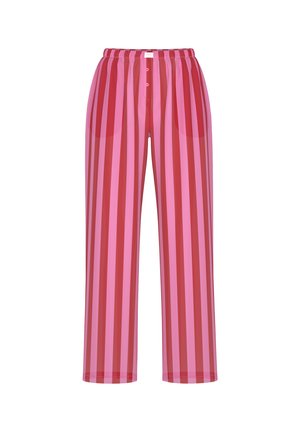 mey, MEY HOSE LANG SERIE HAPPY STRIPES GESTREIFT - Nachtwäsche Hose - bubblegum bliss