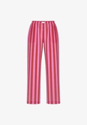 mey, MEY HOSE LANG SERIE HAPPY STRIPES GESTREIFT - Nachtwäsche Hose - bubblegum bliss