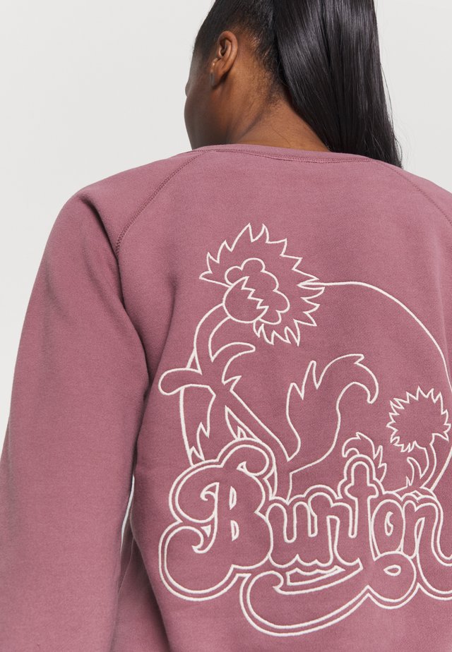 KEELER CREW - Sweatshirt - rose brown