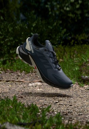 Salomon, SUPERCROSS 4 - Обувки за бягане по пресечен терен - grisaille/dark navy/spellbound