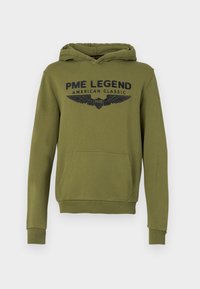 AMERICAN CLASSIC LOGO HOODIE - Mikina - loden green