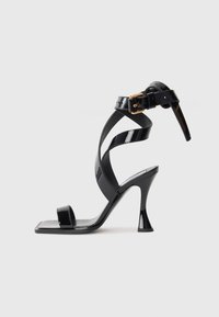 High Heel Sandalette - nero