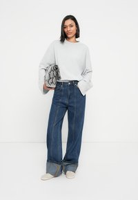 2nd Day AFLORA - Μπλούζα με μακριά μανίκια - pearl blue