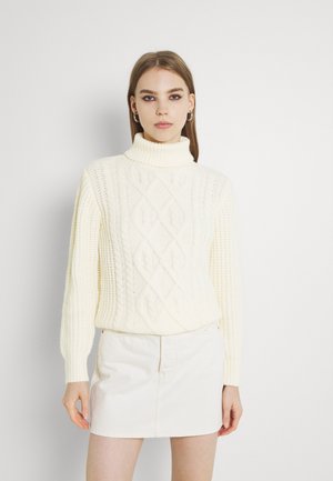 LADIES KNITTED - Strikkegenser - offwhite