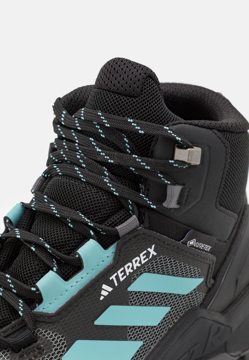 adidas Terrex TERREX SWIFT R3 MID GORE-TEX HIKING - Hiking shoes - core black/mint ton/grey five/black - Zalando.co.uk adidas Terrex TERREX SWIFT R3 MID GORE-TEX HIKING - Hiking shoes - core black/mint ton/grey five/black - Zalando.co.uk