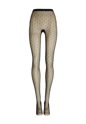 DOTTED NET - Collant - black