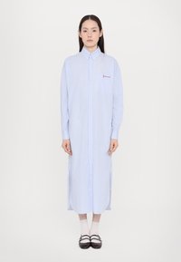 Fiorucci STRIPED - Rochie tip cămașă - light blue