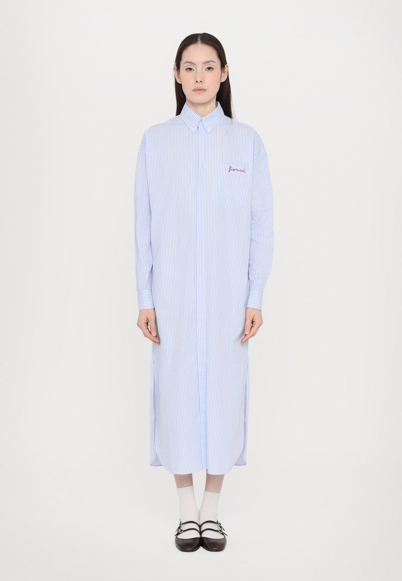 Fiorucci STRIPED - Rochie tip cămașă - light blue