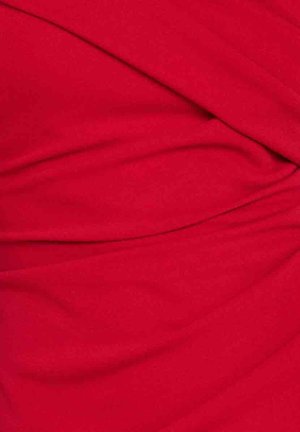 Goddiva PLEATED DROP SHOULDER MIDI - Juhlamekko - red