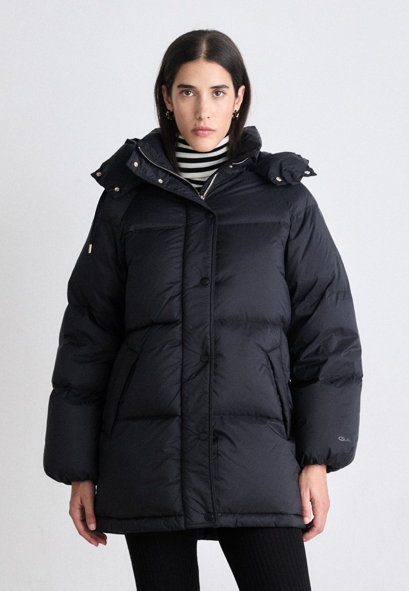 GANT MID LENGTH JACKET - Manteau en duvet - black