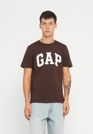 EVERYDAY SOFT BASIC LOGO  - Printtipaita - dark brown