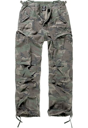 Brandit VINTAGE - Pantalones cargo - olive camo
