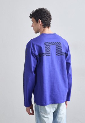 WALSH PRINT - Camiseta de manga larga - clematis blue