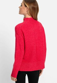 Olsen LANGEN ÄRMELN - Strickpullover - rot