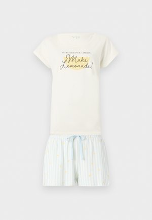 LASCANA, VIVANCE DREAMS BY LASCANA - Conjunto de pijama - ecru/blue