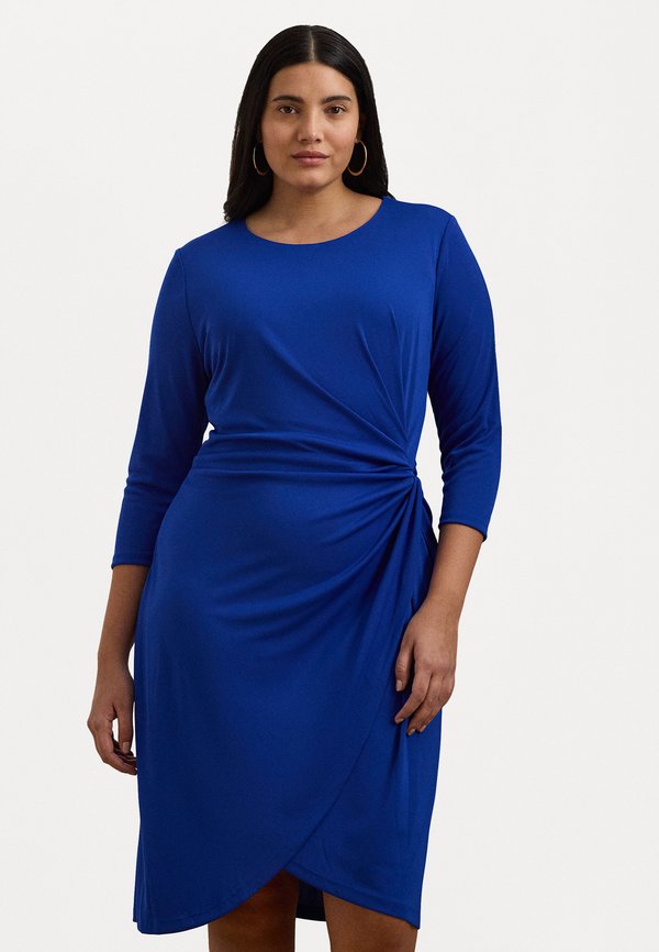 TWIST FRONT STRETCH JERSEY DRESS - Jersey dress - new sapphire