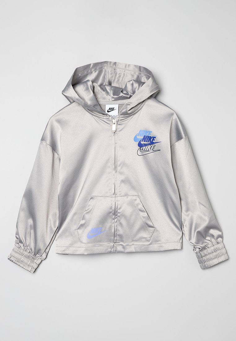 Nike Sportswear Sweater met rits grijs-metallic