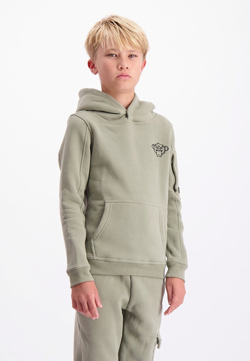Black Bananas PLATE Hoodie green/groen