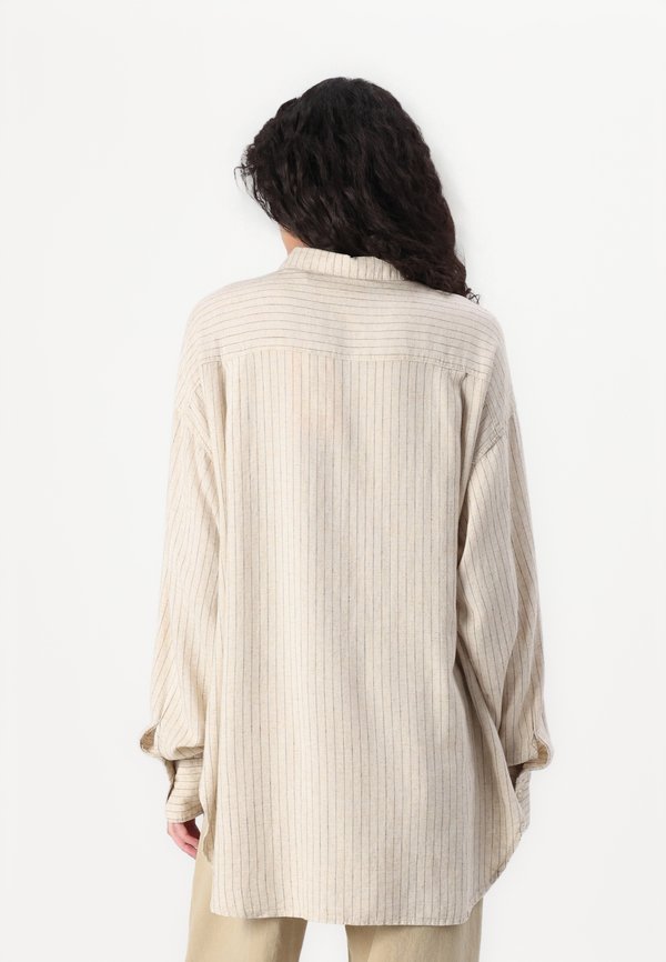 JXJAMIE BREEZE SUMMER LS WVN SN - Button-down blouse - feather gray2