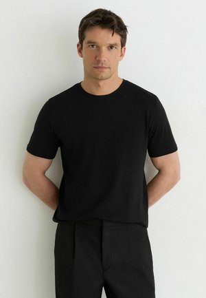 Reiss, REGULAR FIT - BLESS CREW NECK T-SHIRTS 3 PACK - T-shirts basic - white navy black