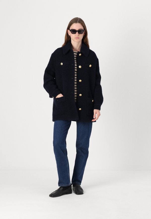 GOLD BUTTON SHACKET - Short coat2
