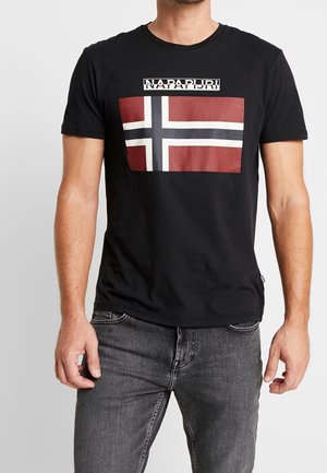 Print T-shirt - black