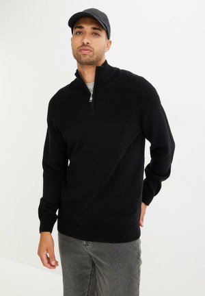TROYER MIT KOMFORTSCHNITT - Maglione - black
