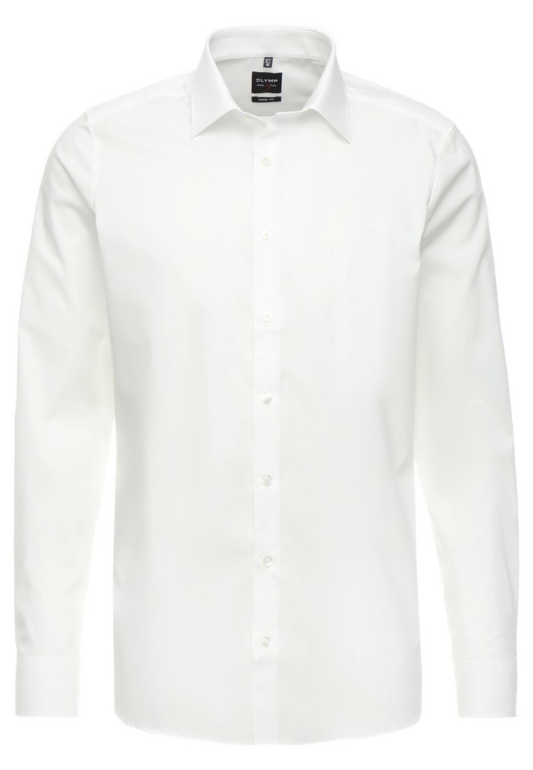 OLYMP BODY FIT - Formal shirt - Off-white/off-white - Zalando.co.uk