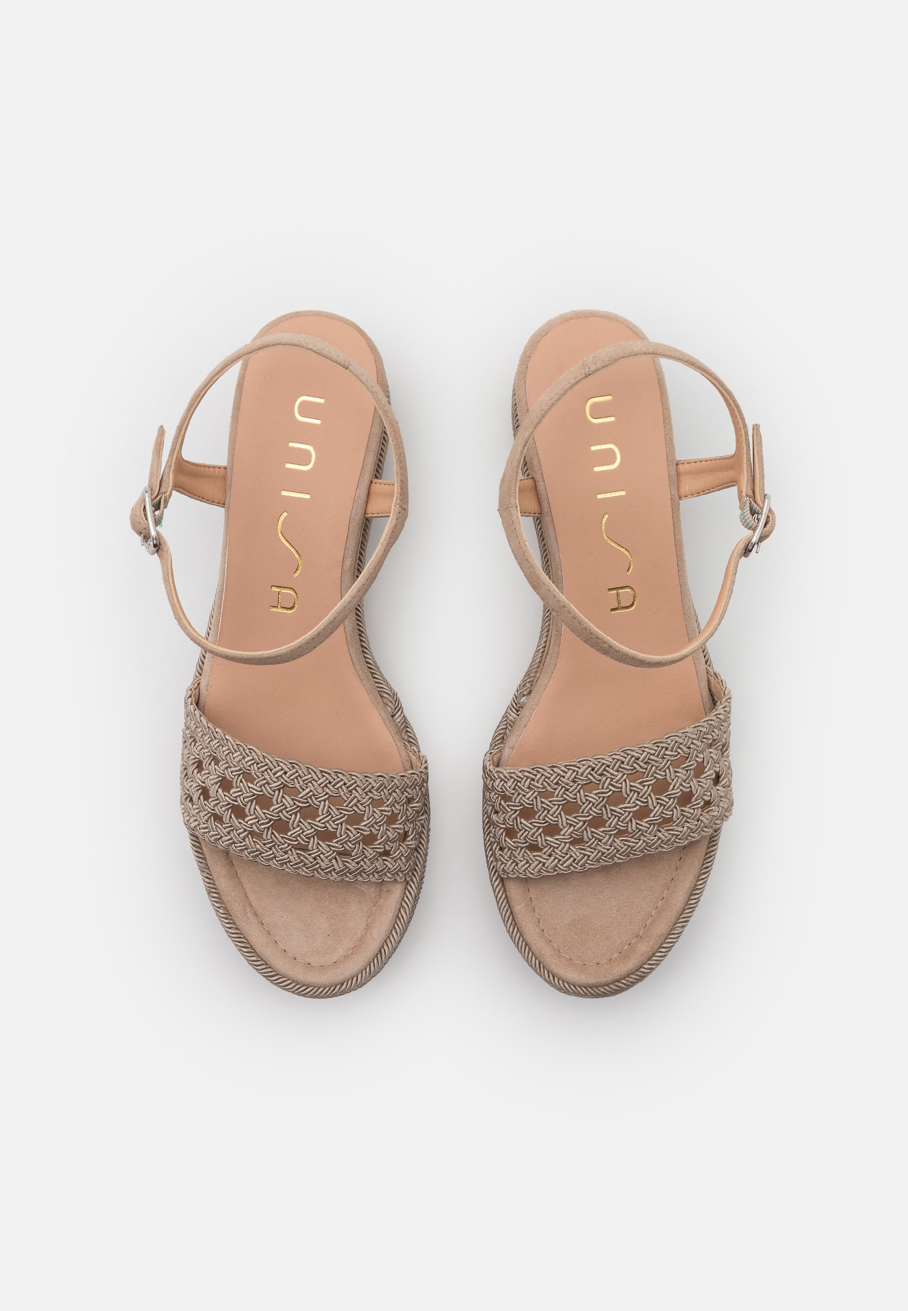 Unisa KISOME - Sandales à plateforme - mist/gris - ZALANDO.FR