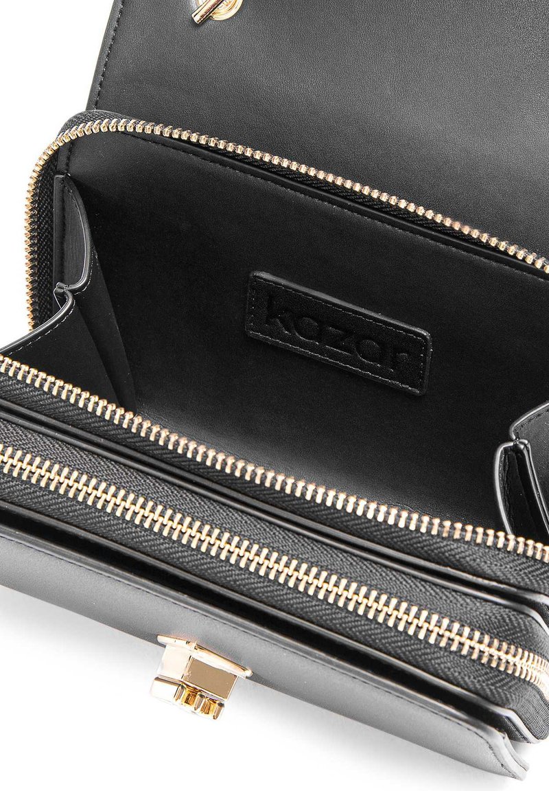 Damen Handtaschen | Kazar GENUA Handtasche Black/schwarz - GJ52308 Damen Handtaschen | Kazar GENUA Handtasche Black/schwarz - GJ52308