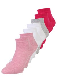 Unselected, pink melange/white/pink rose/fog melange
