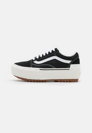OLD SKOOL STACKED - Zapatillas - black/blanc