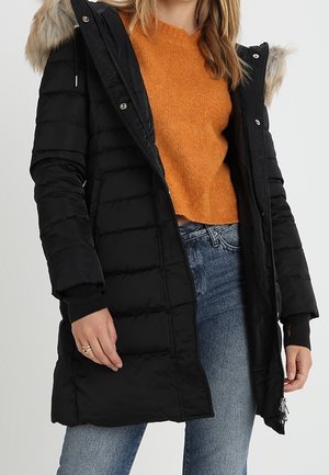 Abrigo de plumas - black